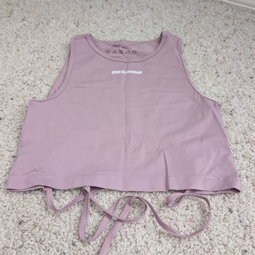 Glamour Women's Pink Crop Top